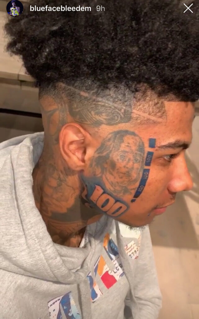 Blueface и две его подруги сделали одинаковые тату — MuzOko